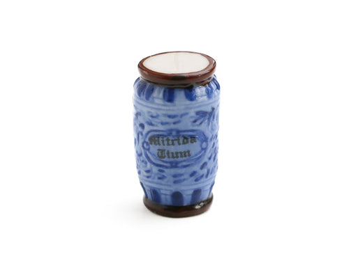Porcelain Apothecary Jar (C) For Halloween - Dollhouse Miniature Decoration