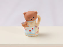 Load image into Gallery viewer, Series of Cute Animal Porcelain Teapots - Fèves - 12th scale Miniature Dollhouse Accessorie