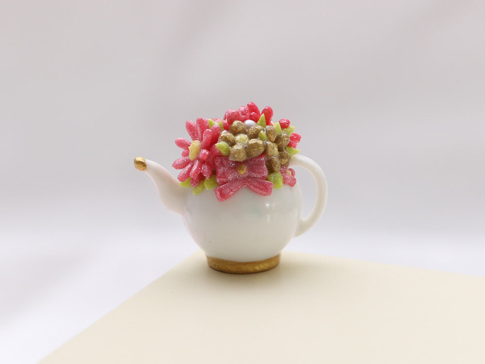 Miniature Flowers Arrangement Miniatures Flower Dollhouse