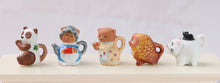 Load image into Gallery viewer, Series of Cute Animal Porcelain Teapots - Fèves - 12th scale Miniature Dollhouse Accessorie