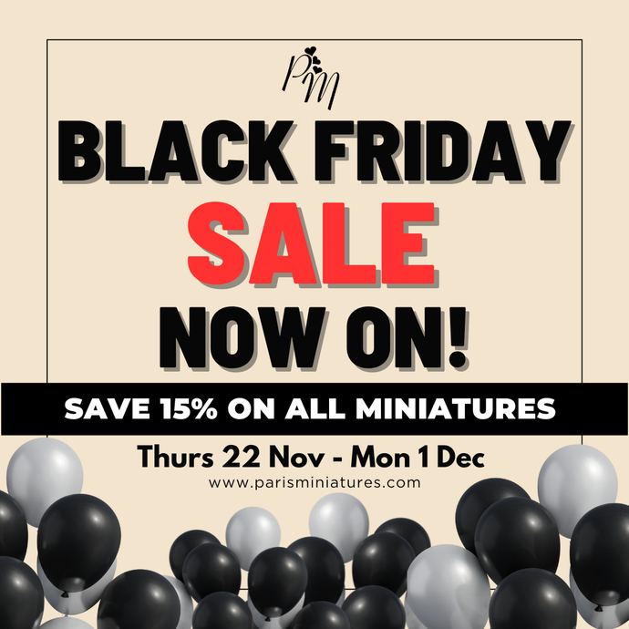 Save 15% On All Miniatures This Black Friday Weekend