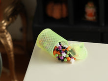 Load image into Gallery viewer, Spilled Candy Jar Miniature (Green) - 1:12 Scale Halloween Dollhouse Collectible