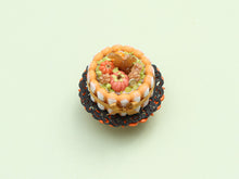 Load image into Gallery viewer, Autumn Charlotte Pastry - Handmade miniature food in 1:12 scale for Dollhouses and Bakeries