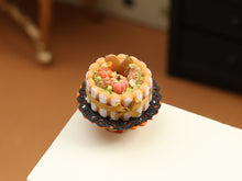 Load image into Gallery viewer, Autumn Charlotte Pastry - Handmade miniature food in 1:12 scale for Dollhouses and Bakeries
