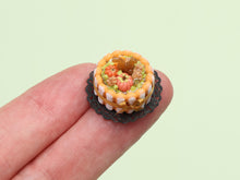Load image into Gallery viewer, Autumn Charlotte Pastry - Handmade miniature food in 1:12 scale for Dollhouses and Bakeries