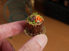 Load image into Gallery viewer, Pumpkin Cornucopia Drip Cake - 12th scale Handmade Miniature Autumn Food