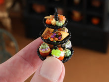 Load image into Gallery viewer, Three Tier Halloween Dessert Stand - 1:12 Scale Miniature