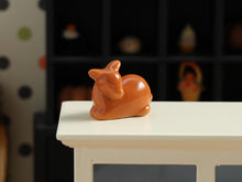 Load image into Gallery viewer, Decorative Doe (Small Deer) Ornament in 12th Scale For Dollhouses