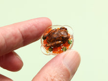 Load image into Gallery viewer, Roast Chicken Dish with Autumn Vegetables - Handmade miniature food