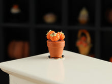 Load image into Gallery viewer, Pumpkin Flower Pot Cupcake Miniature - 1:12 Scale Handmade Food for Dollhouses