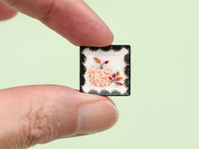 Load image into Gallery viewer, Autumn Plate Decorated with Pumpkin and Handpainted Border - Dollhouse Miniature Decoration