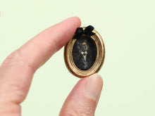Load image into Gallery viewer, Pair of Creepy Halloween Portraits - Dollhouse Decoration