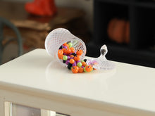 Load image into Gallery viewer, Spilled Candy Jar Miniature - 1:12 Scale Halloween Dollhouse Collectible Food