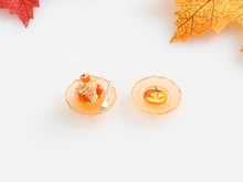 Load image into Gallery viewer, Autumn St Honoré Pastry Dessert and Decorative Plate - Handmade Miniature Food