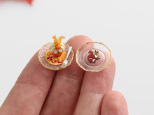 Load image into Gallery viewer, Autumn Dessert and Decorative Plate - Squirrel - Handmade Miniature Food
