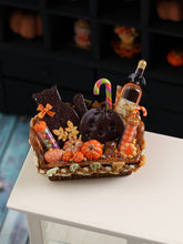 Load image into Gallery viewer, Beautiful Luxurious Halloween Hamper - 1:12 Scale Miniature Decoration for Dollhouses