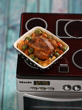 Load image into Gallery viewer, Roast Chicken and Vegetables - 1:12 Scale Miniature Decoration for Dollhouses