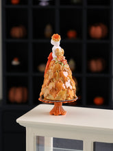 Load image into Gallery viewer, Autumn Marquise Cake &quot;Penelope&quot; - Handmade Miniature Dollhouse Food