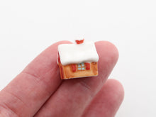 Load image into Gallery viewer, Porcelain Gingerbread House - Miniature Dollhouse Decoration in 12th Scale