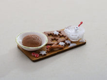 Load image into Gallery viewer, Cinnamon Star Cookies Preparation Board - Handmade Miniature Food For Dollshouse