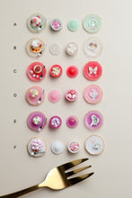 Load image into Gallery viewer, Dessert, Candy Jar &amp; Decorative Plate Set (C) Red Currant Tartlet / Red  - Handmade Miniature Food