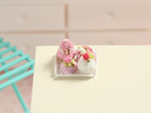 Load image into Gallery viewer, Selection of Pink French Patisseries - Handmade miniature dollhouse food