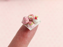 Load image into Gallery viewer, Selection of Pink French Patisseries - Handmade miniature dollhouse food