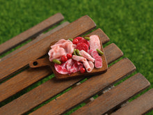 Load image into Gallery viewer, Charcuterie Board - Handmade 12th Scale Dollhouse Miniature