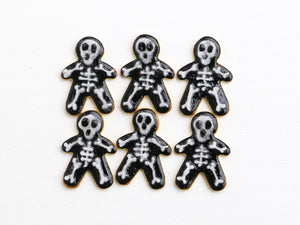 Skeleton Cookie - Individual Cookie to Create Your Own Displays - Handmade Miniature Food