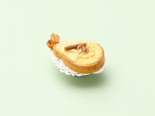 Load image into Gallery viewer, Pear Tart Autumn Dessert - Handmade Miniature Food in 12th Scale for Dollhouses