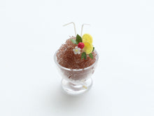 Load image into Gallery viewer, Large Coke Slushy / Granité for Two - Summer Drinks - Handmade Miniature Dollhouse Food