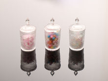 Load image into Gallery viewer, Set of Three Decorative Candy Jars - Handmade Dollhouse Miniature Food