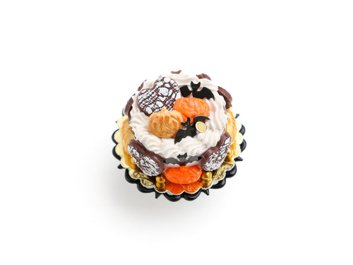 Halloween Cream Cake - Handmade Halloween and Autumn Miniature Food