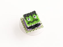 Load image into Gallery viewer, Frankenstein&#39;s Monster Halloween Cake &quot;Franken-cake&quot; - Handmade Miniature Food