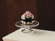 Load image into Gallery viewer, Pink Pumpkin Charlotte Dessert - Handmade Miniature Food