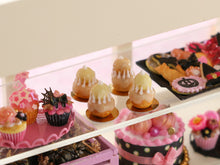 Load image into Gallery viewer, French Religieuse Pastries with Glow-in-the-Dark Icing - Handmade Miniature Food