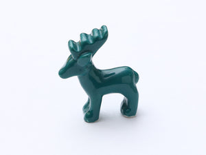 Porcelain Reindeer Decoration - 12th Scale Dollhouse Miniature