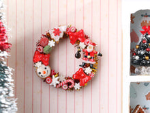 Load image into Gallery viewer, Decorative Christmas Door Wreath with Festive Cookies &amp; Candy - Miniature Decoration