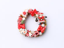 Load image into Gallery viewer, Decorative Christmas Door Wreath with Festive Cookies &amp; Candy - Miniature Decoration