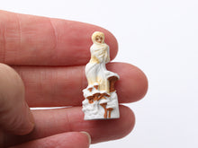 Load image into Gallery viewer, Hand-Painted Art Nouveau Winter Lady Ornament by Artist Mucha - Miniature Decoration