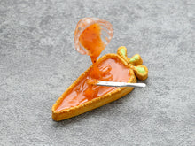 Load image into Gallery viewer, Preparing Carrot-Shaped Easter Tart - Frozen Moment - OOAK - Miniature Food in 12th Scale for Dollhouse