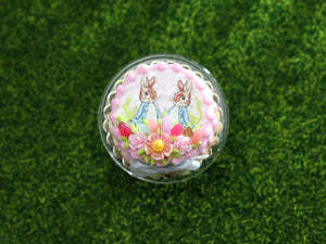 Peter Rabbit Easter Cake - OOAK - Dollhouse Miniature