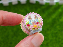 Load image into Gallery viewer, Peter Rabbit Easter Cake - OOAK - Dollhouse Miniature