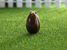 Load image into Gallery viewer, Set of Three French Porcelain Easter &#39;Chocolate&#39; Decorations - Egg, Hen, Fish - OOAK - Dollhouse Miniature