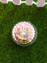 Load image into Gallery viewer, Cute Girl Bunny Walking Through a Meadow Easter Cake - OOAK - Dollhouse Miniature