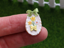 Load image into Gallery viewer, Three &#39;Big&#39; Easter Egg Cookies - OOAK - Dollhouse Miniature