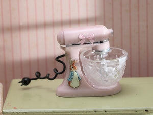 Peter Rabbit Mixer Easter Preparation Board - OOAK - Dollhouse Miniature
