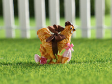 Load image into Gallery viewer, Easter Cookie Hen with Eggs - Dollhouse Miniature