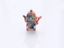 Load image into Gallery viewer, Whimsical Teapots - Tall Pink, Bed, Pink &amp; Gold, Jukebox - Dollhouse Miniature Decoration