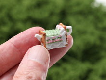 Load image into Gallery viewer, Whimsical Teapots - Tall Pink, Bed, Pink &amp; Gold, Jukebox - Dollhouse Miniature Decoration